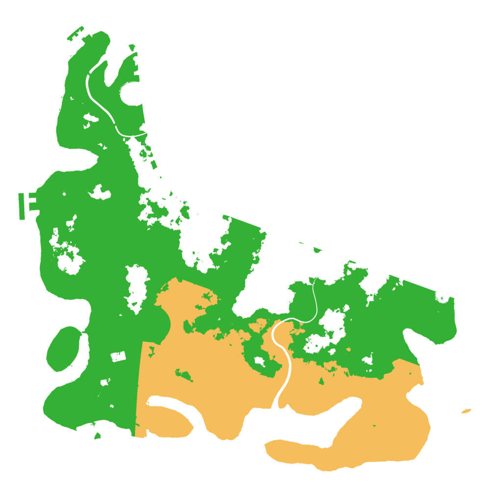 Biome Rust Map: Procedural Map, Size: 3800, Seed: 92945096