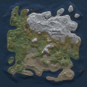 Thumbnail Rust Map: Procedural Map, Size: 3800, Seed: 92945096, 17 Monuments