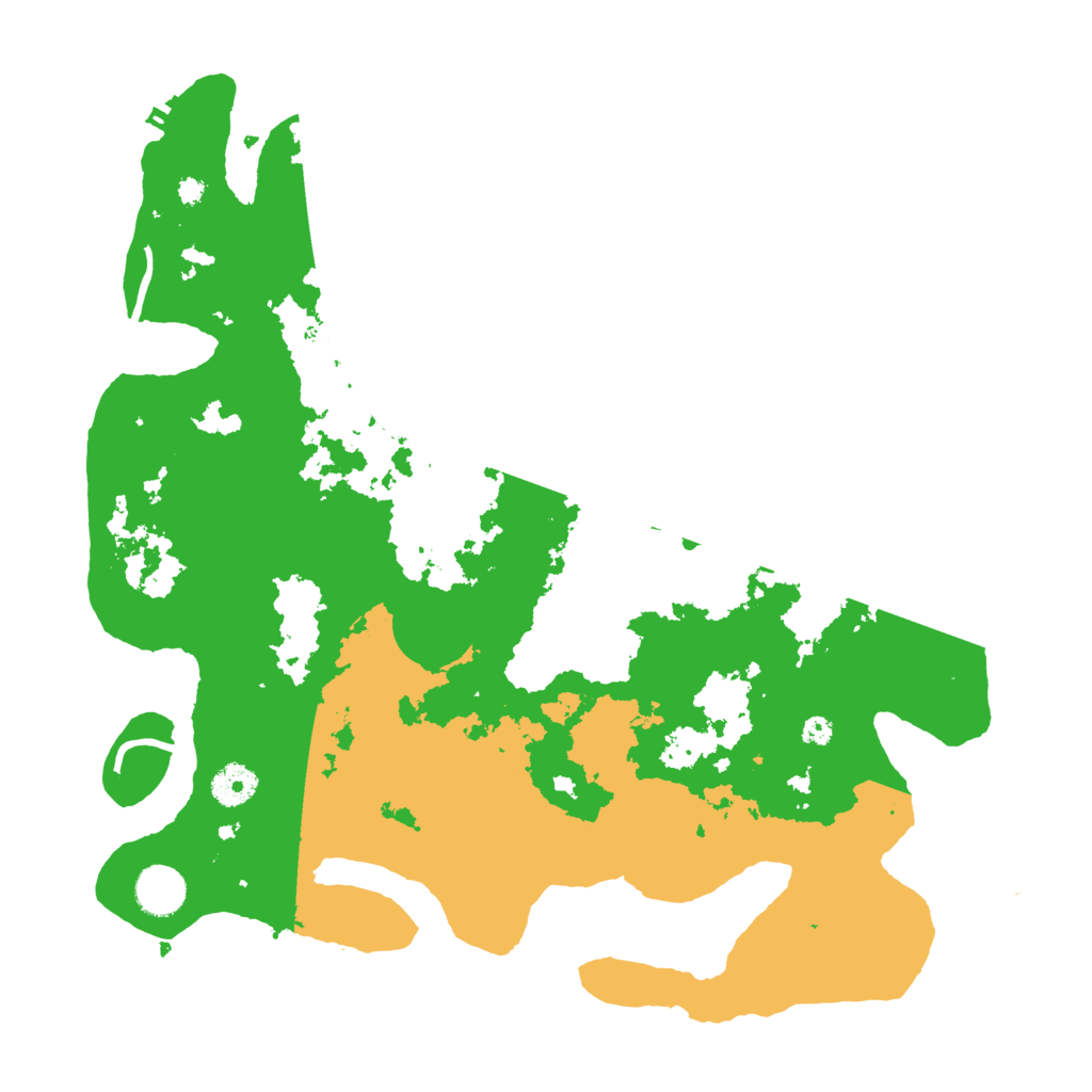 Biome Rust Map: Procedural Map, Size: 3800, Seed: 92945096