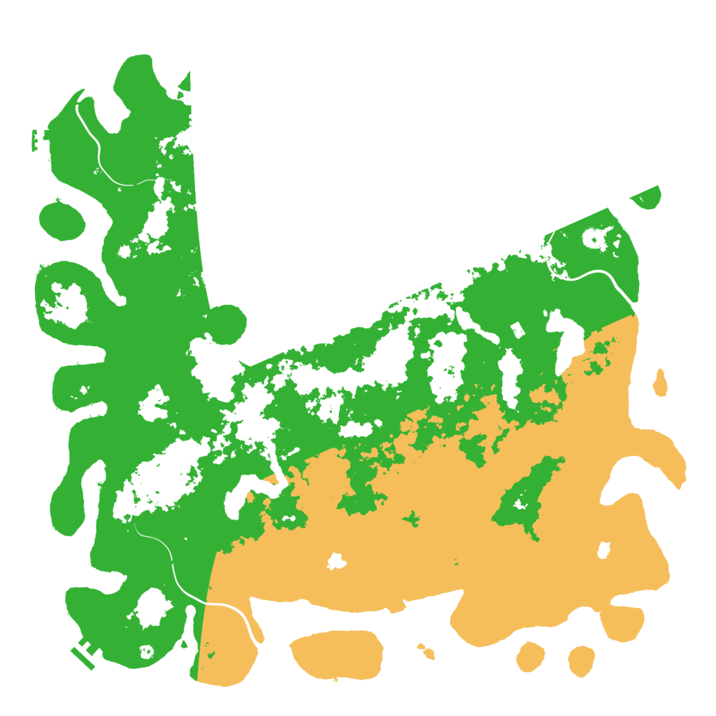 Biome Rust Map: Procedural Map, Size: 5000, Seed: 18559688