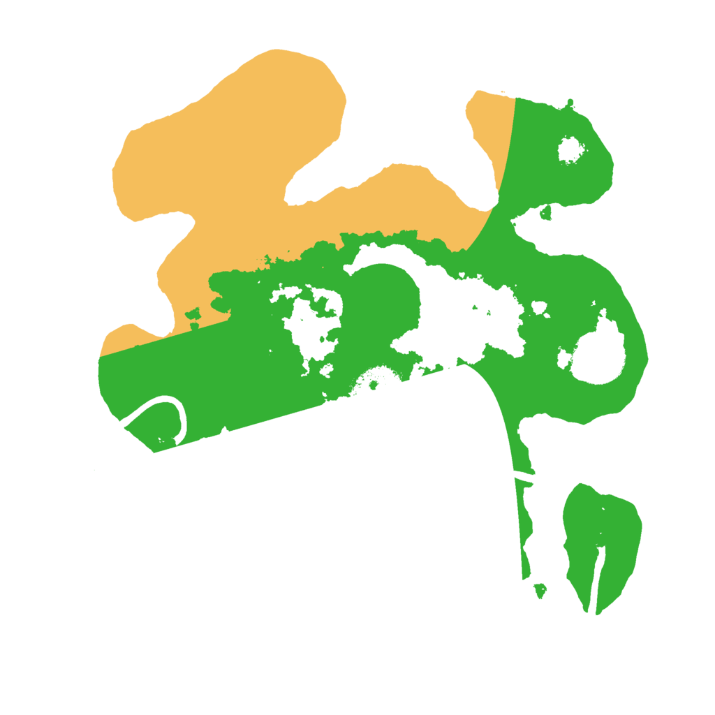 Biome Rust Map: Procedural Map, Size: 2500, Seed: 13566523