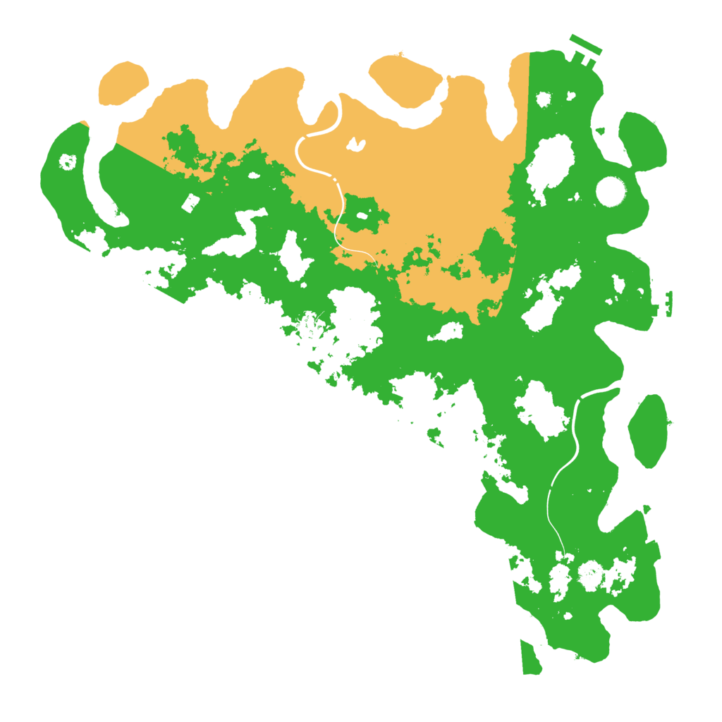 Biome Rust Map: Procedural Map, Size: 4250, Seed: 1085752285