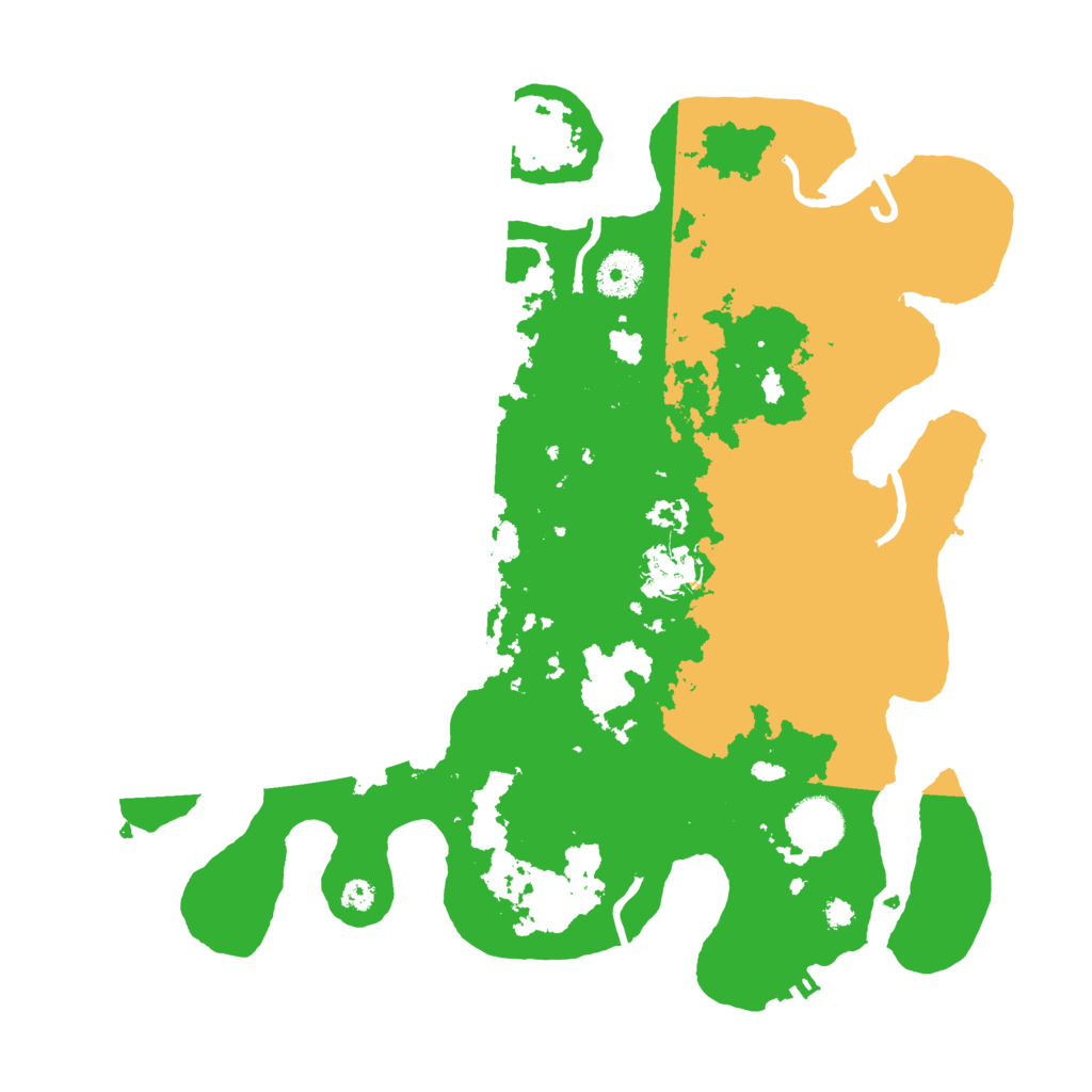 Biome Rust Map: Procedural Map, Size: 3500, Seed: 32012