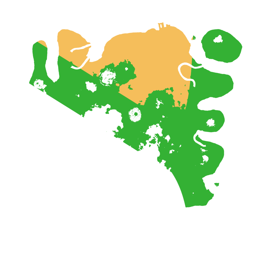 Biome Rust Map: Procedural Map, Size: 3000, Seed: 883881506