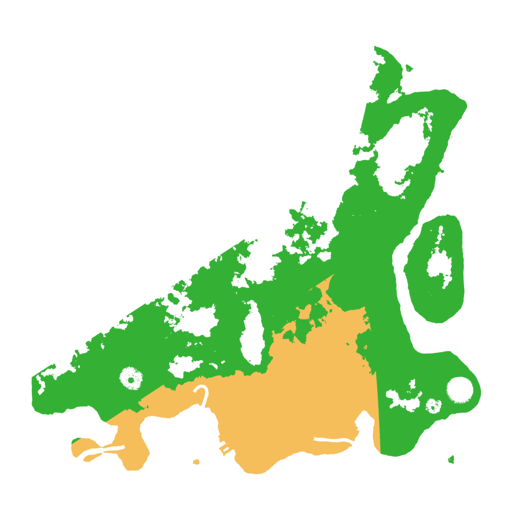 Biome Rust Map: Procedural Map, Size: 3500, Seed: 1097872538