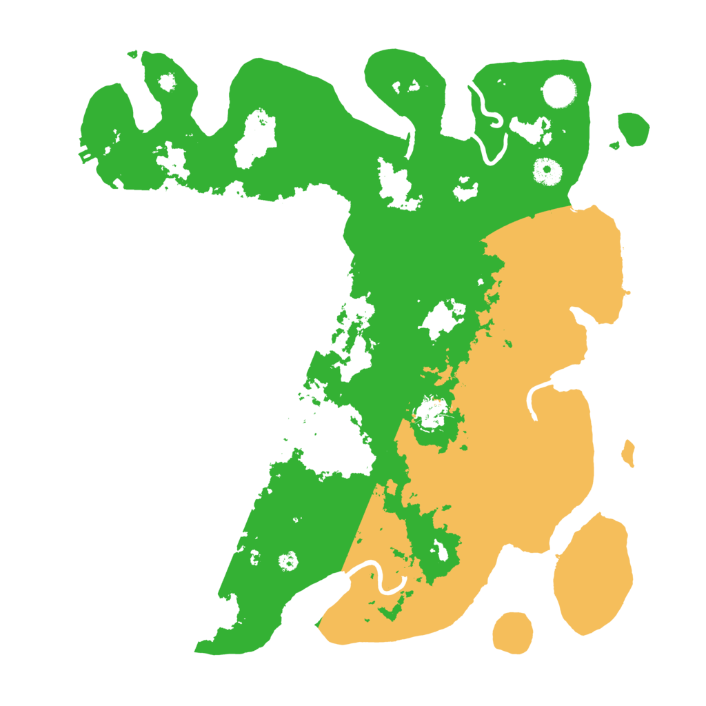 Biome Rust Map: Procedural Map, Size: 3750, Seed: 666777123