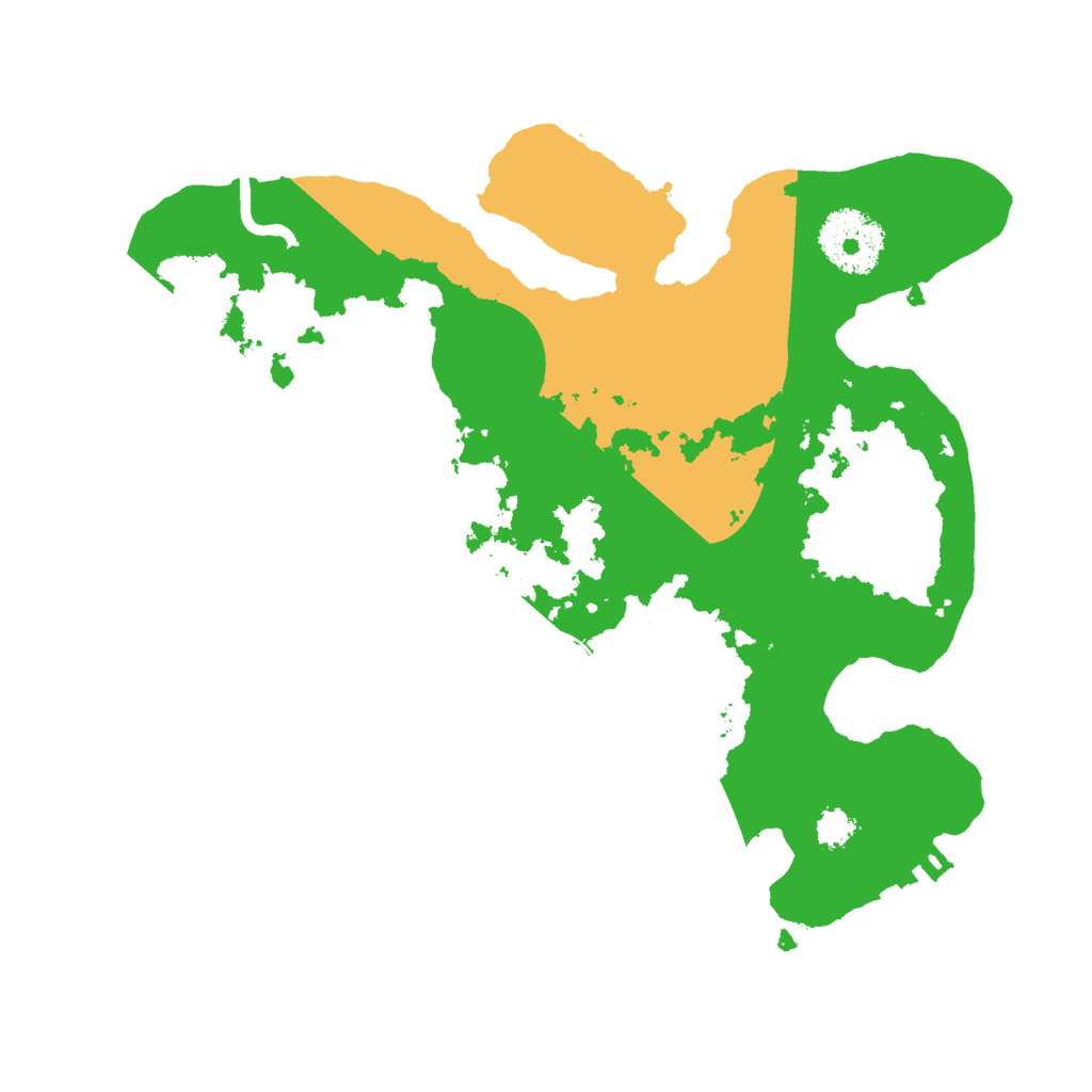 Biome Rust Map: Procedural Map, Size: 2600, Seed: 252501136