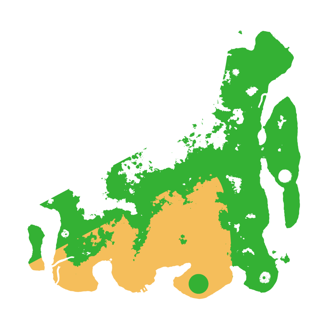 Biome Rust Map: Procedural Map, Size: 4250, Seed: 160223