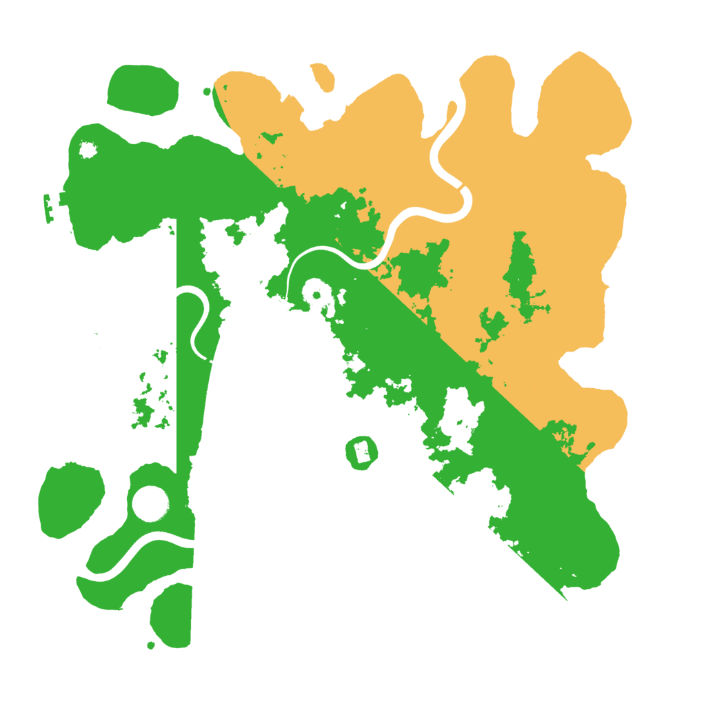 Biome Rust Map: Procedural Map, Size: 3700, Seed: 1187134199