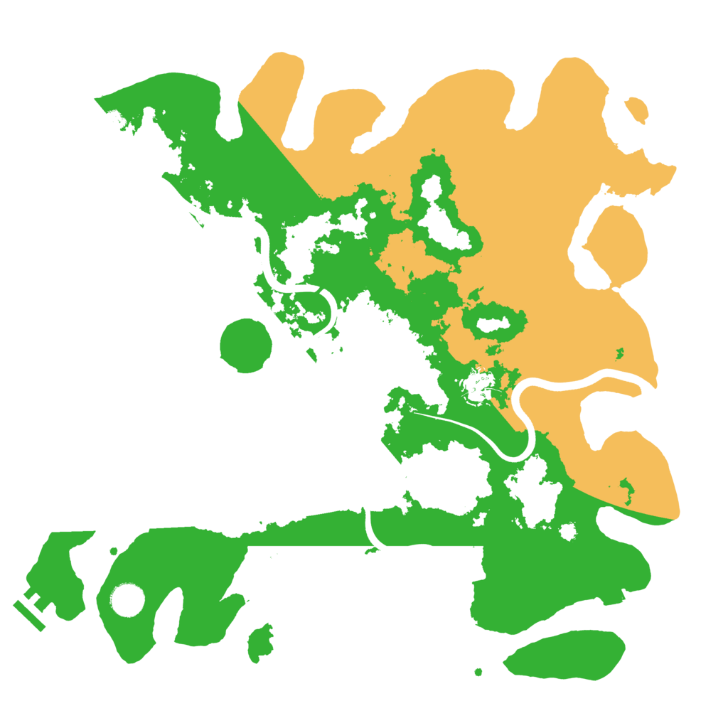 Biome Rust Map: Procedural Map, Size: 3800, Seed: 632947
