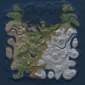 Thumbnail Rust Map: Procedural Map, Size: 4250, Seed: 426483764, 17 Monuments