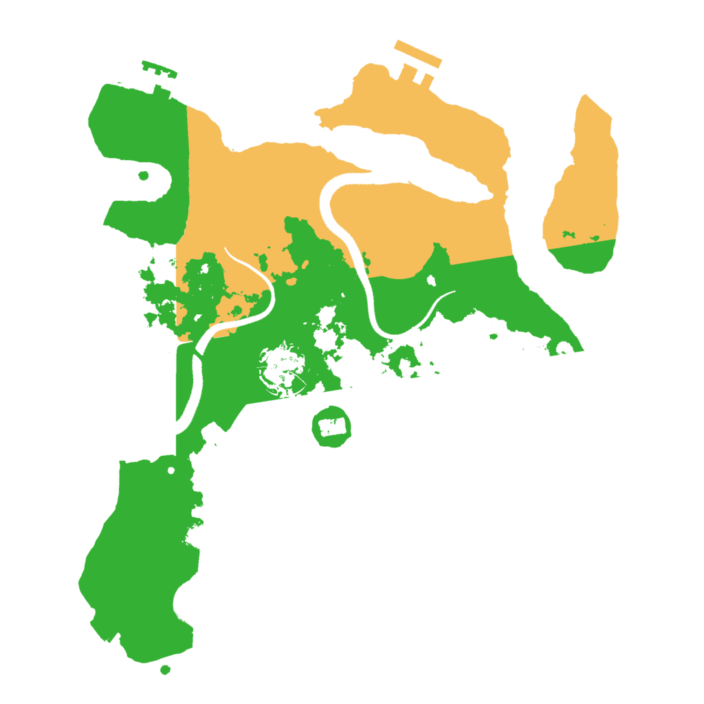 Biome Rust Map: Procedural Map, Size: 2900, Seed: 56747845