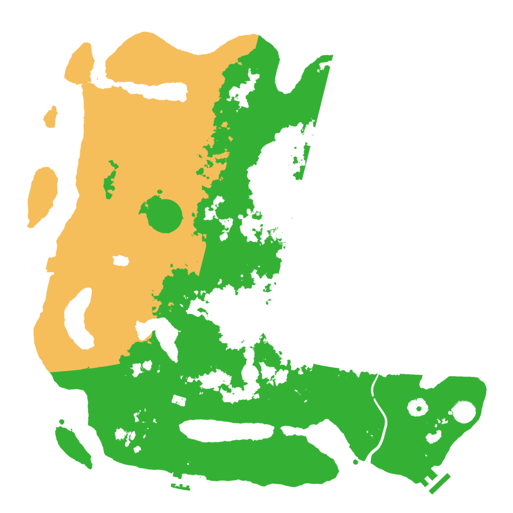 Biome Rust Map: Procedural Map, Size: 4000, Seed: 285663