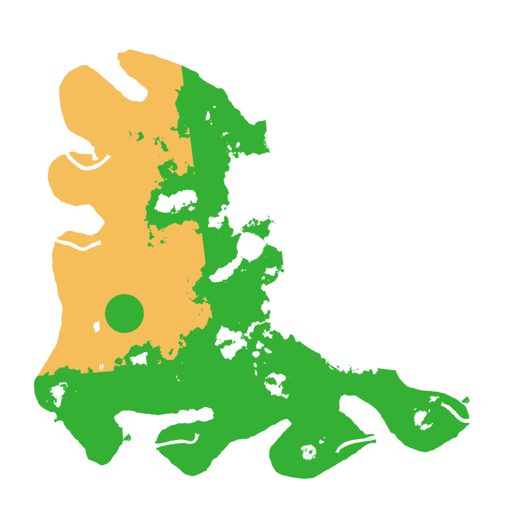 Biome Rust Map: Procedural Map, Size: 3500, Seed: 459336081