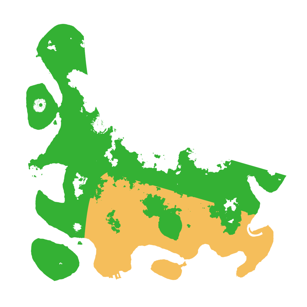 Biome Rust Map: Procedural Map, Size: 3500, Seed: 8178864