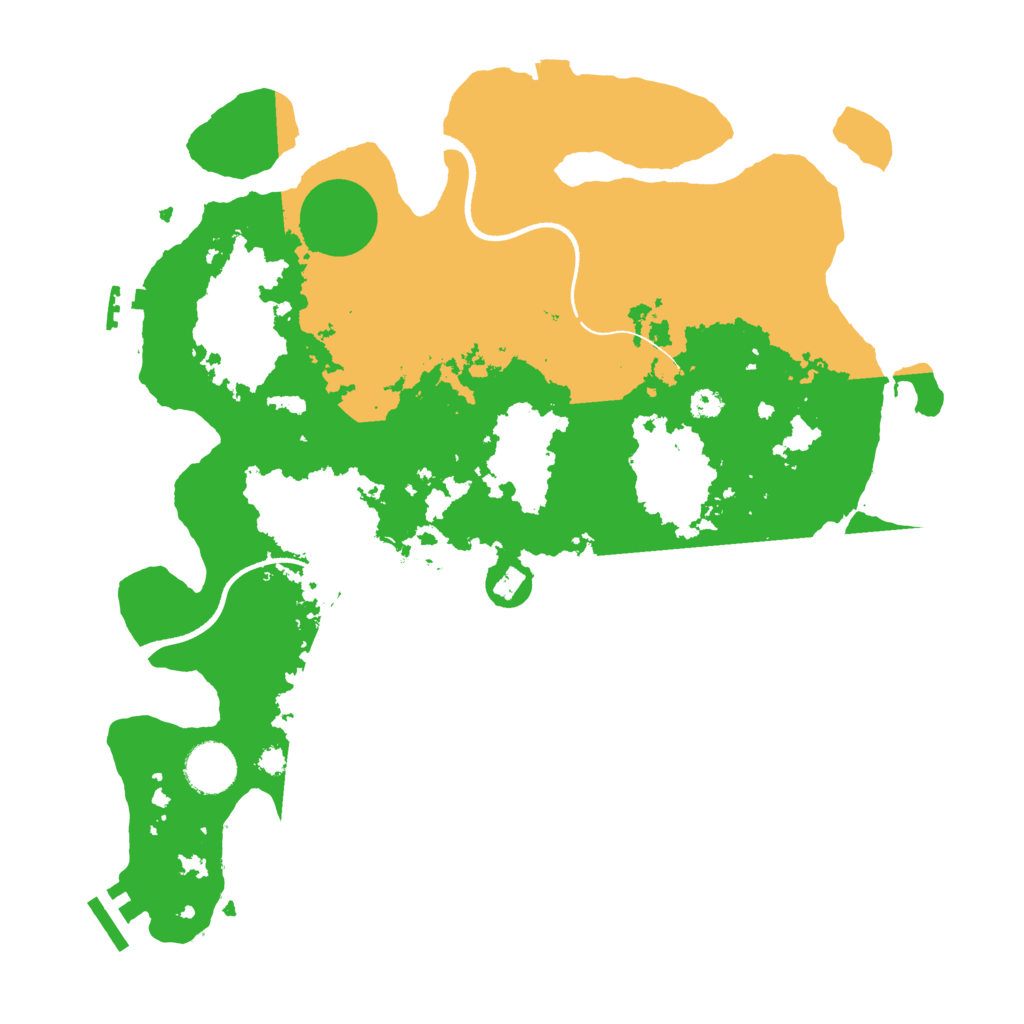 Biome Rust Map: Procedural Map, Size: 3500, Seed: 98544859