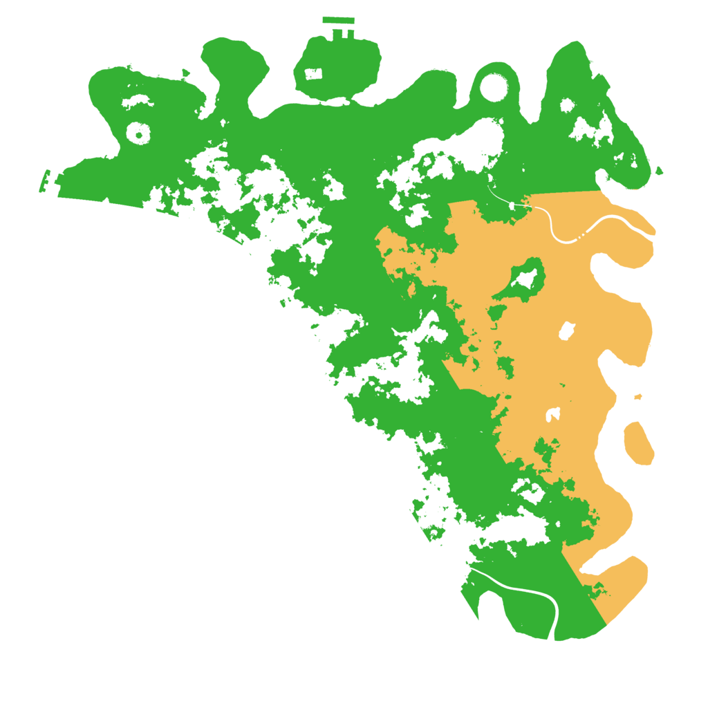 Biome Rust Map: Procedural Map, Size: 4500, Seed: 1853722538