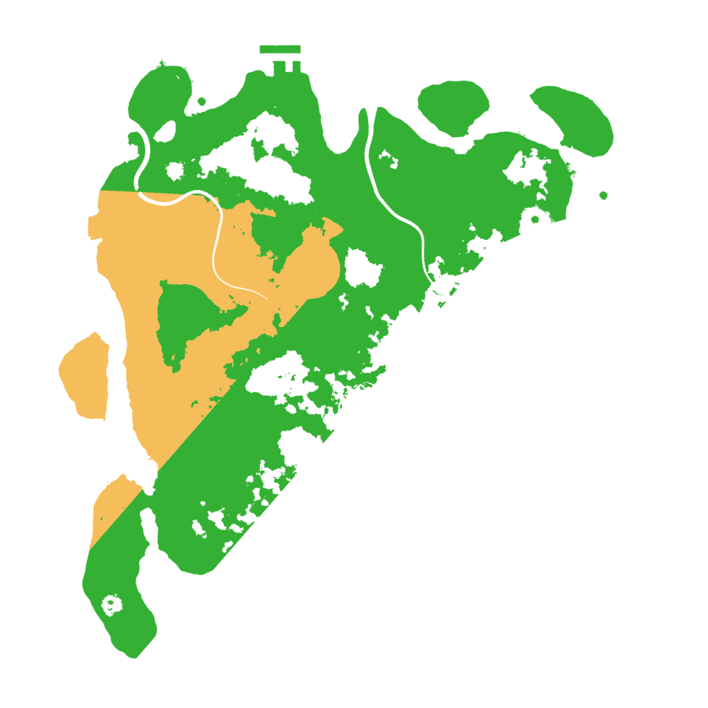 Biome Rust Map: Procedural Map, Size: 3500, Seed: 99146903