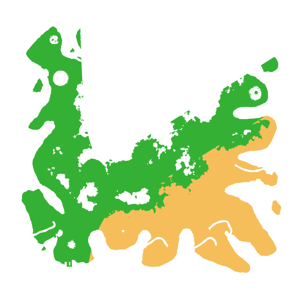 Biome Rust Map: Procedural Map, Size: 3500, Seed: 60554329