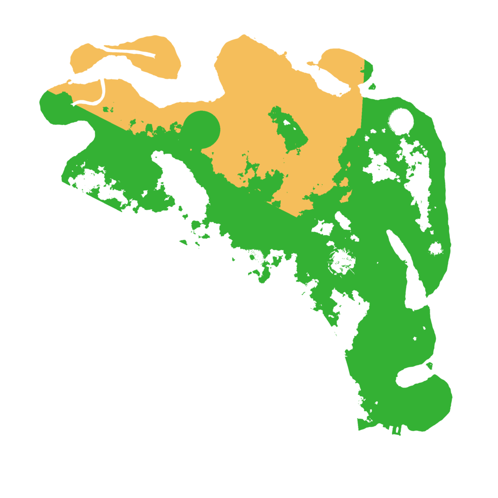 Biome Rust Map: Procedural Map, Size: 3500, Seed: 81333074