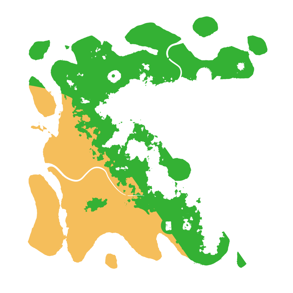 Biome Rust Map: Procedural Map, Size: 3500, Seed: 30890610