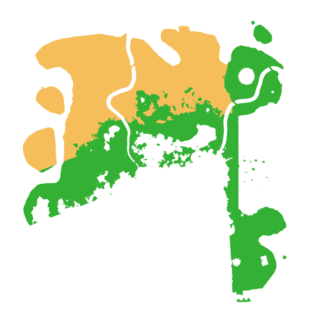 Biome Rust Map: Procedural Map, Size: 3500, Seed: 36401602