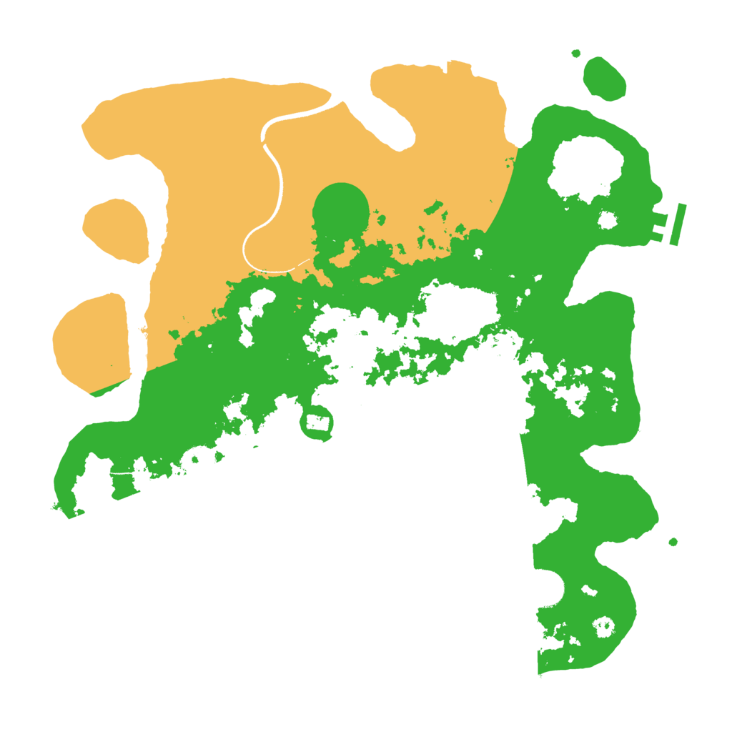 Biome Rust Map: Procedural Map, Size: 3500, Seed: 36401602