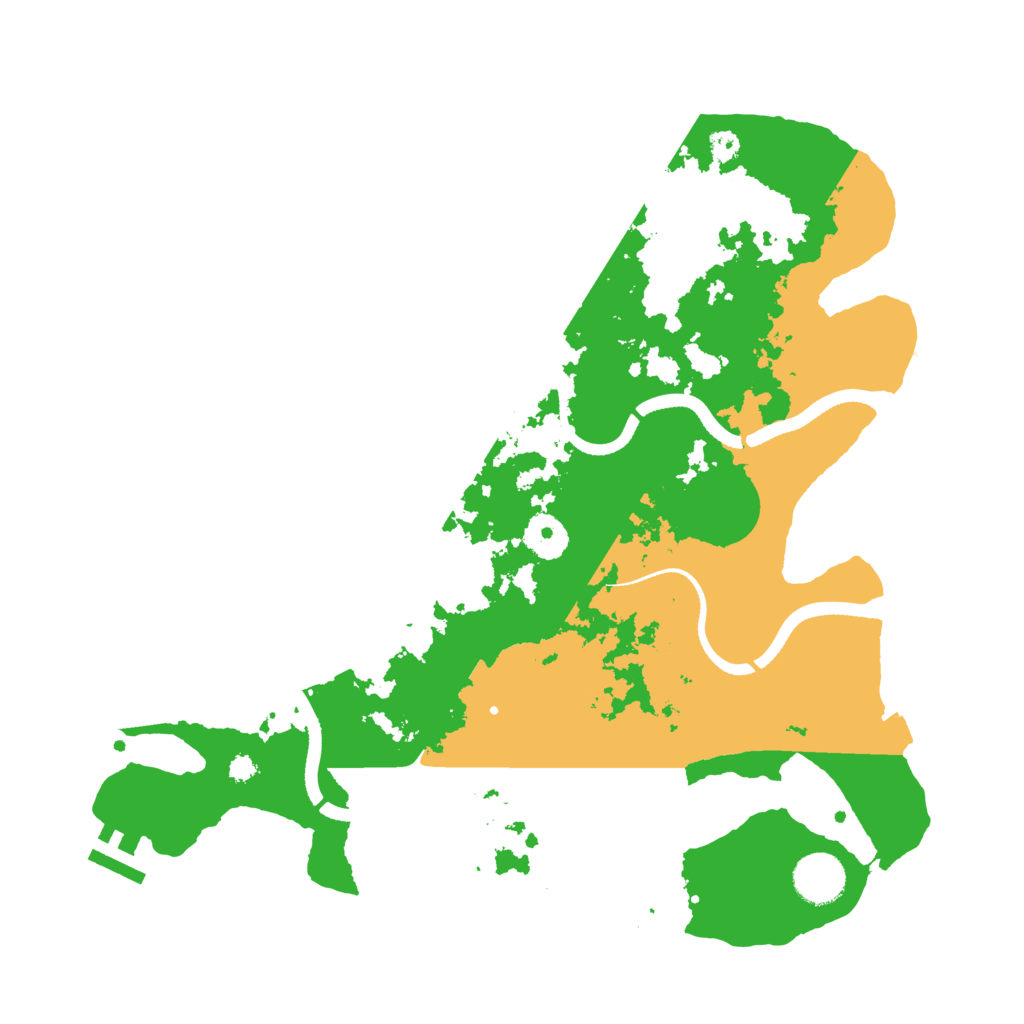 Biome Rust Map: Procedural Map, Size: 3500, Seed: 82821767