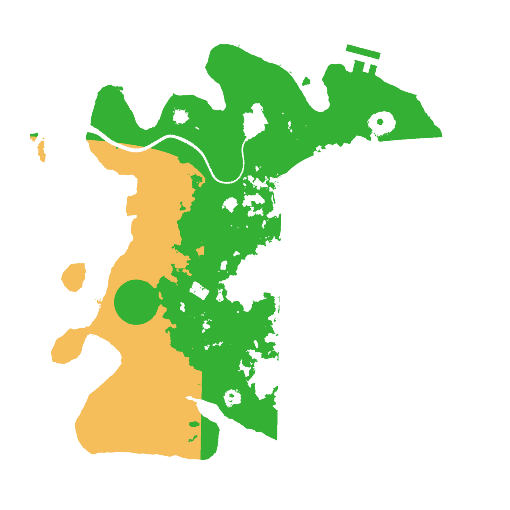 Biome Rust Map: Procedural Map, Size: 3000, Seed: 659252