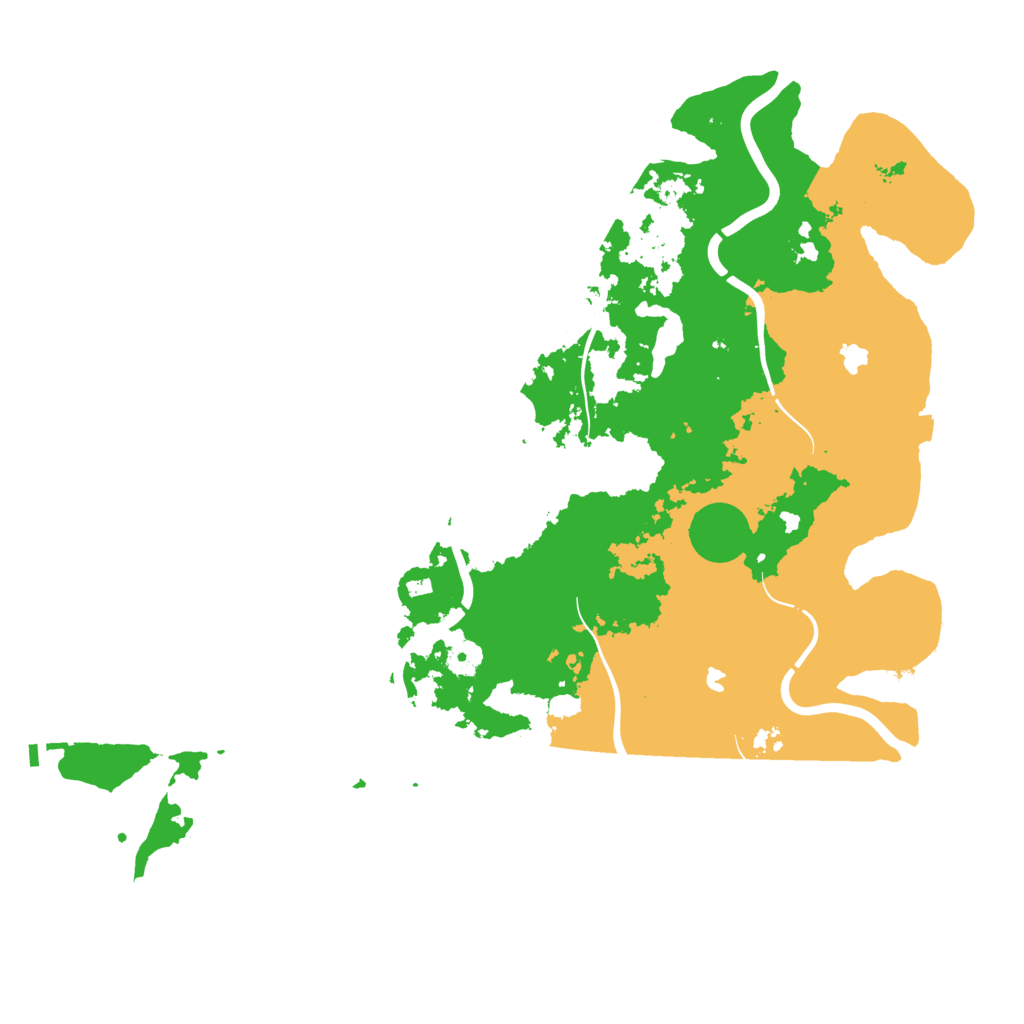 Biome Rust Map: Procedural Map, Size: 4500, Seed: 616443113
