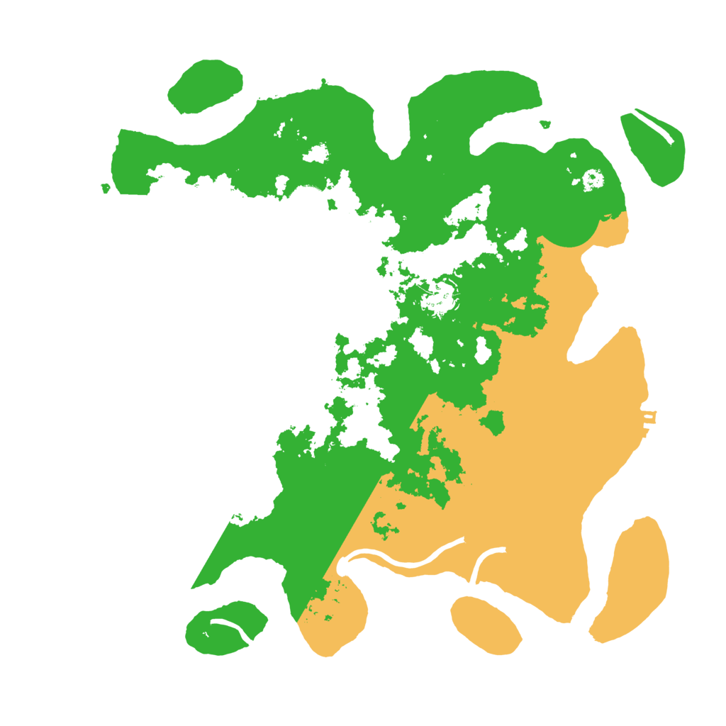 Biome Rust Map: Procedural Map, Size: 3500, Seed: 16756542
