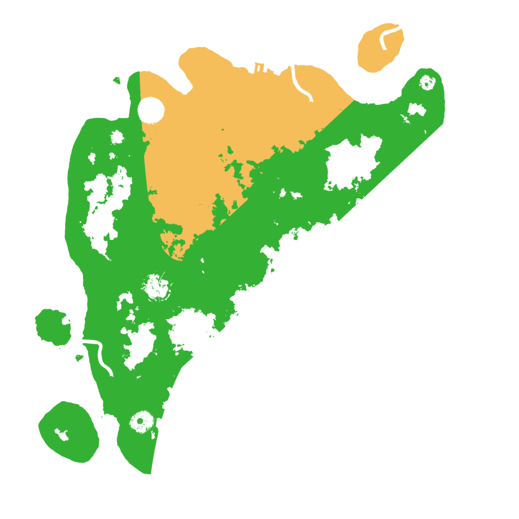 Biome Rust Map: Procedural Map, Size: 3500, Seed: 53816926