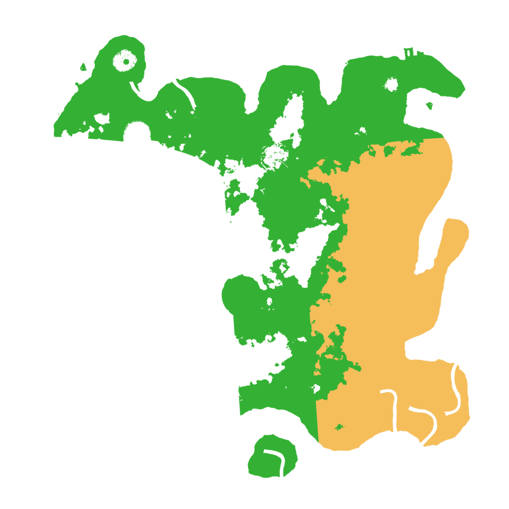 Biome Rust Map: Procedural Map, Size: 3500, Seed: 21451250