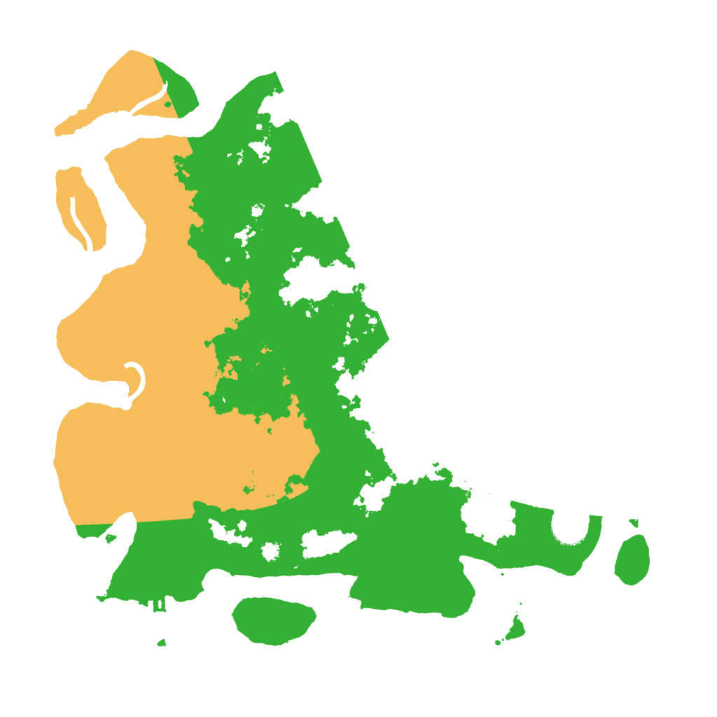 Biome Rust Map: Procedural Map, Size: 3500, Seed: 318001704