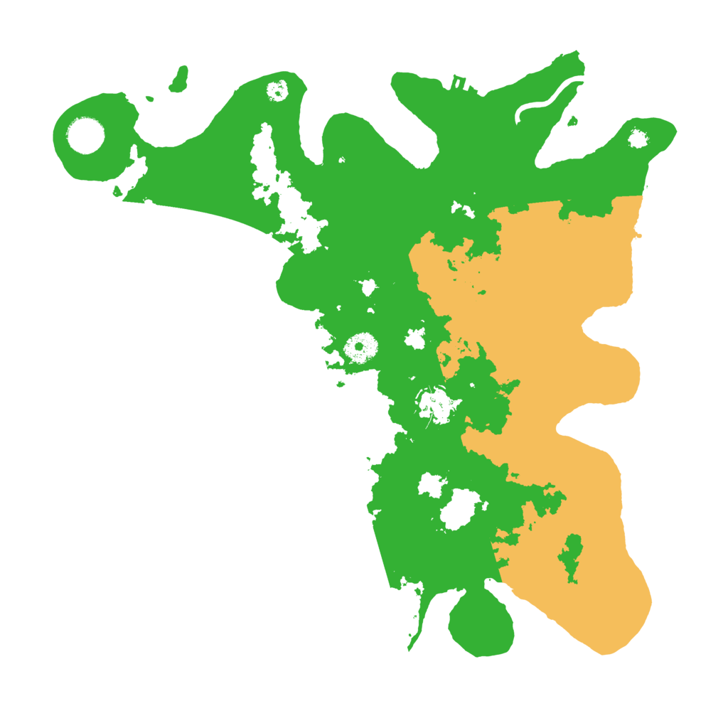 Biome Rust Map: Procedural Map, Size: 3500, Seed: 689339890