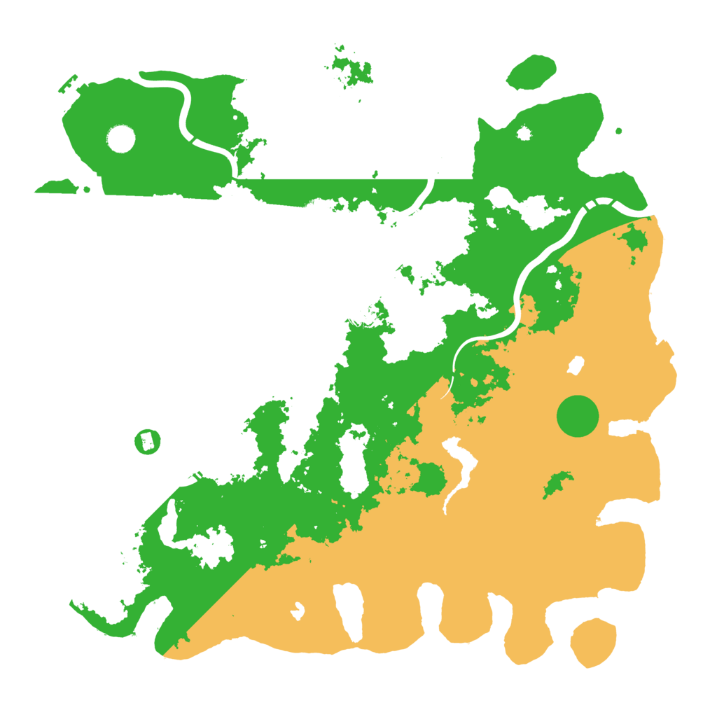 Biome Rust Map: Procedural Map, Size: 4500, Seed: 73829468