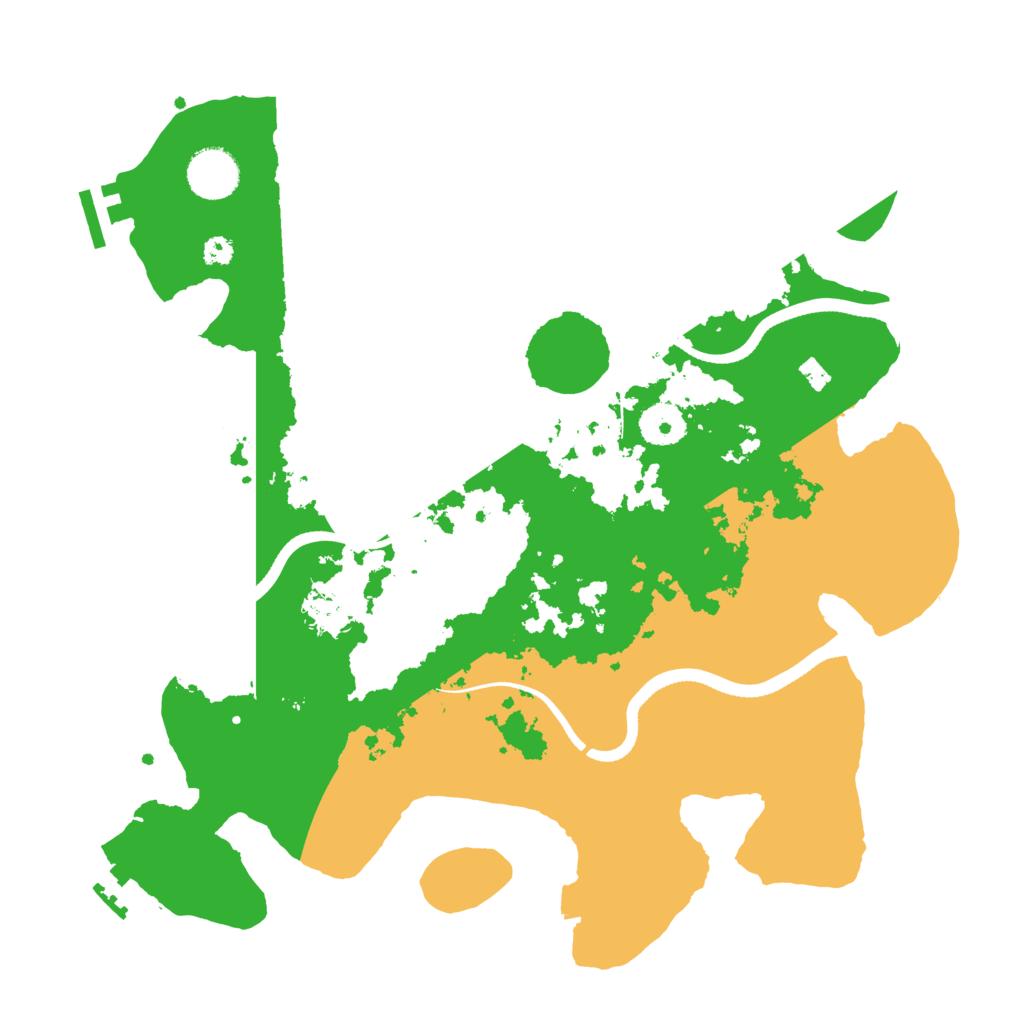 Biome Rust Map: Procedural Map, Size: 3500, Seed: 2044918412