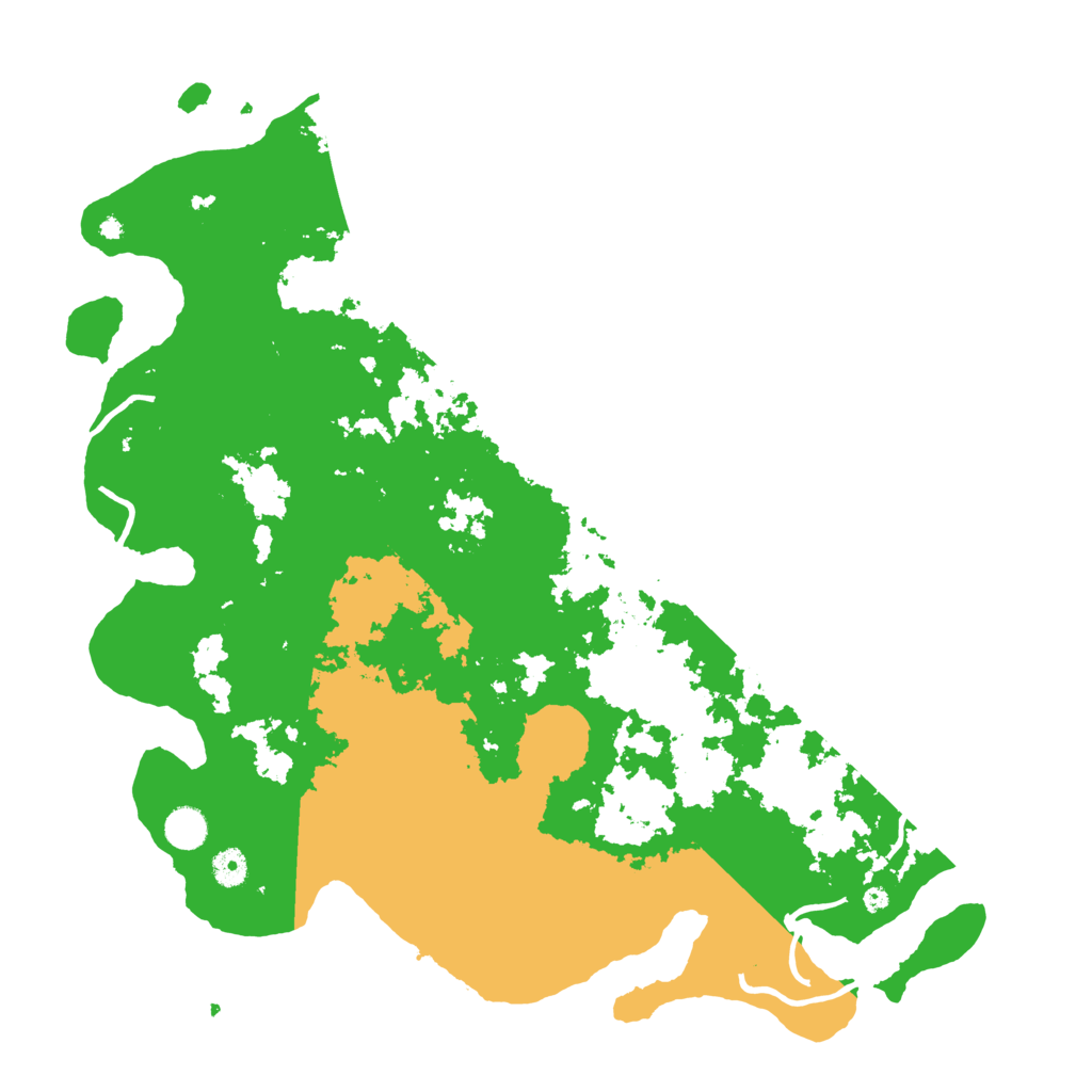 Biome Rust Map: Procedural Map, Size: 4500, Seed: 2063920282