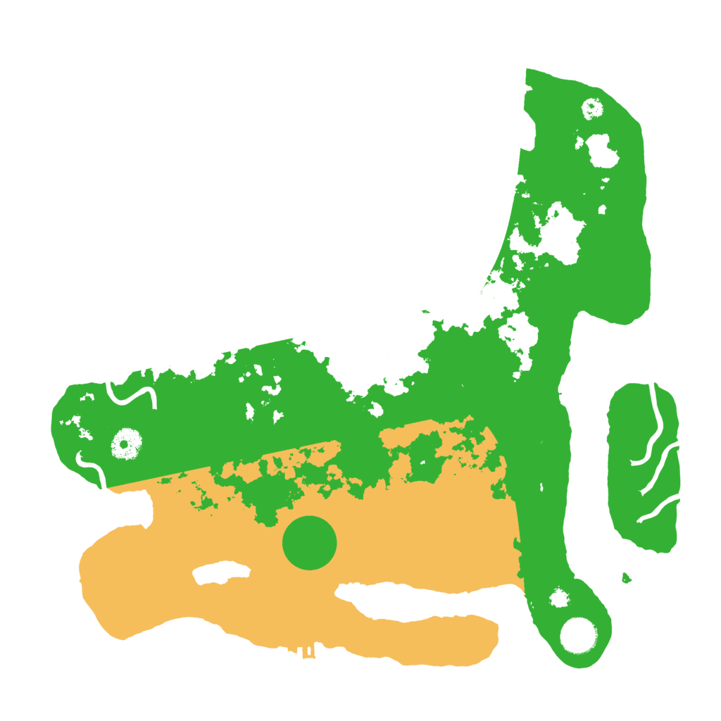 Biome Rust Map: Procedural Map, Size: 3500, Seed: 78368159