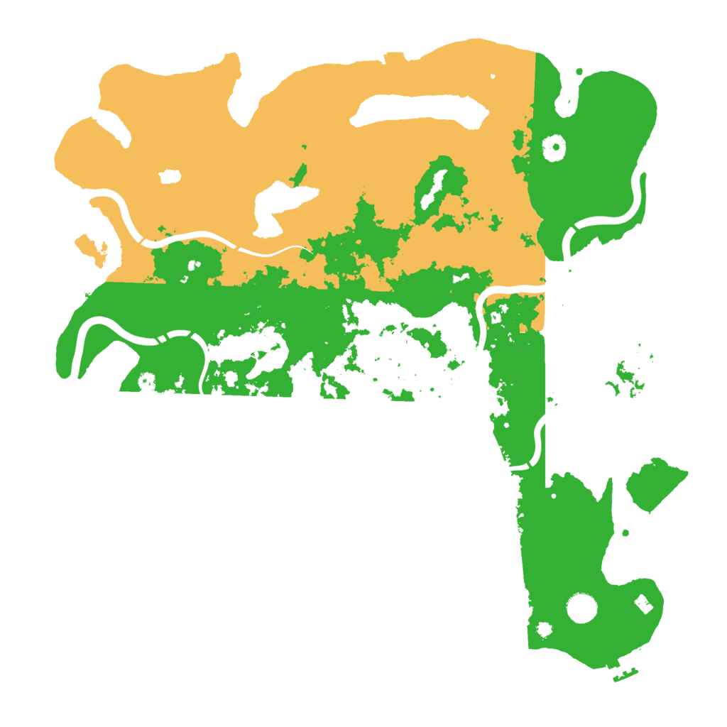 Biome Rust Map: Procedural Map, Size: 4250, Seed: 4321
