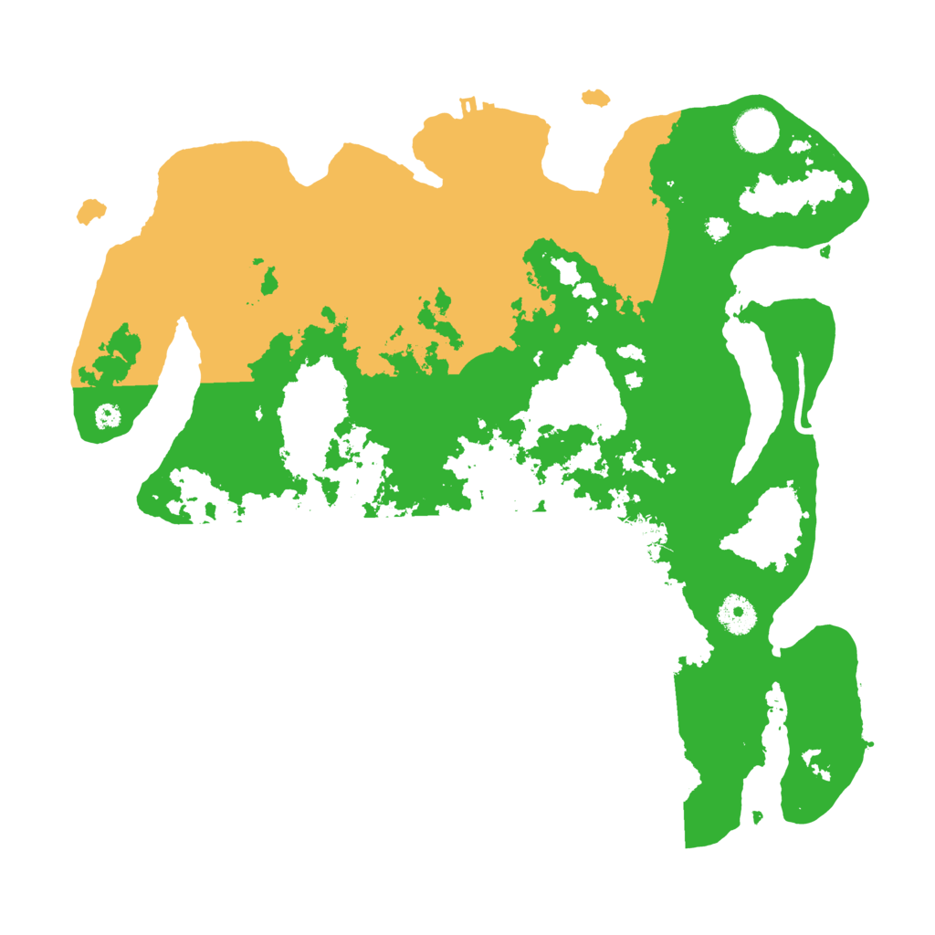 Biome Rust Map: Procedural Map, Size: 3700, Seed: 2136542844