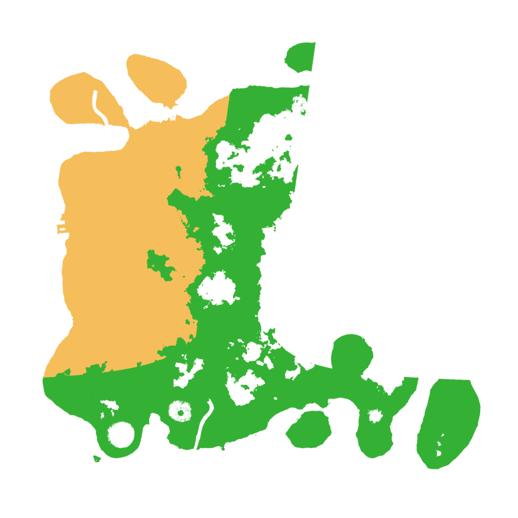 Biome Rust Map: Procedural Map, Size: 3500, Seed: 2014925294