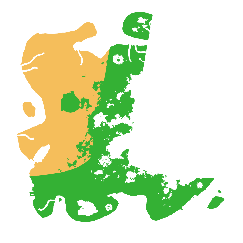 Biome Rust Map: Procedural Map, Size: 3500, Seed: 899319685