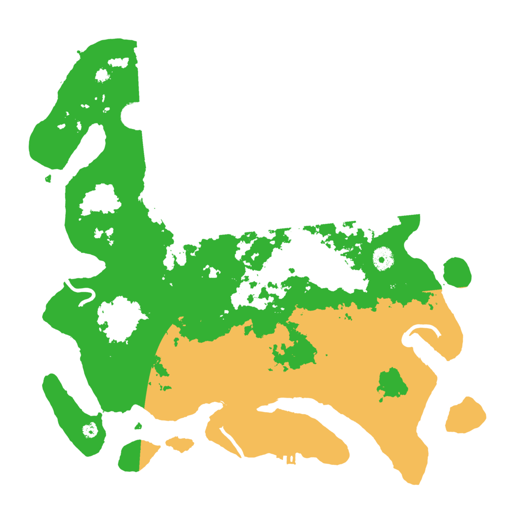 Biome Rust Map: Procedural Map, Size: 3500, Seed: 1117803838