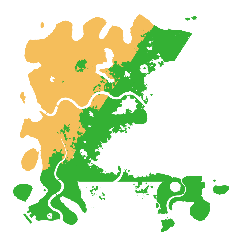Biome Rust Map: Procedural Map, Size: 4250, Seed: 135021796