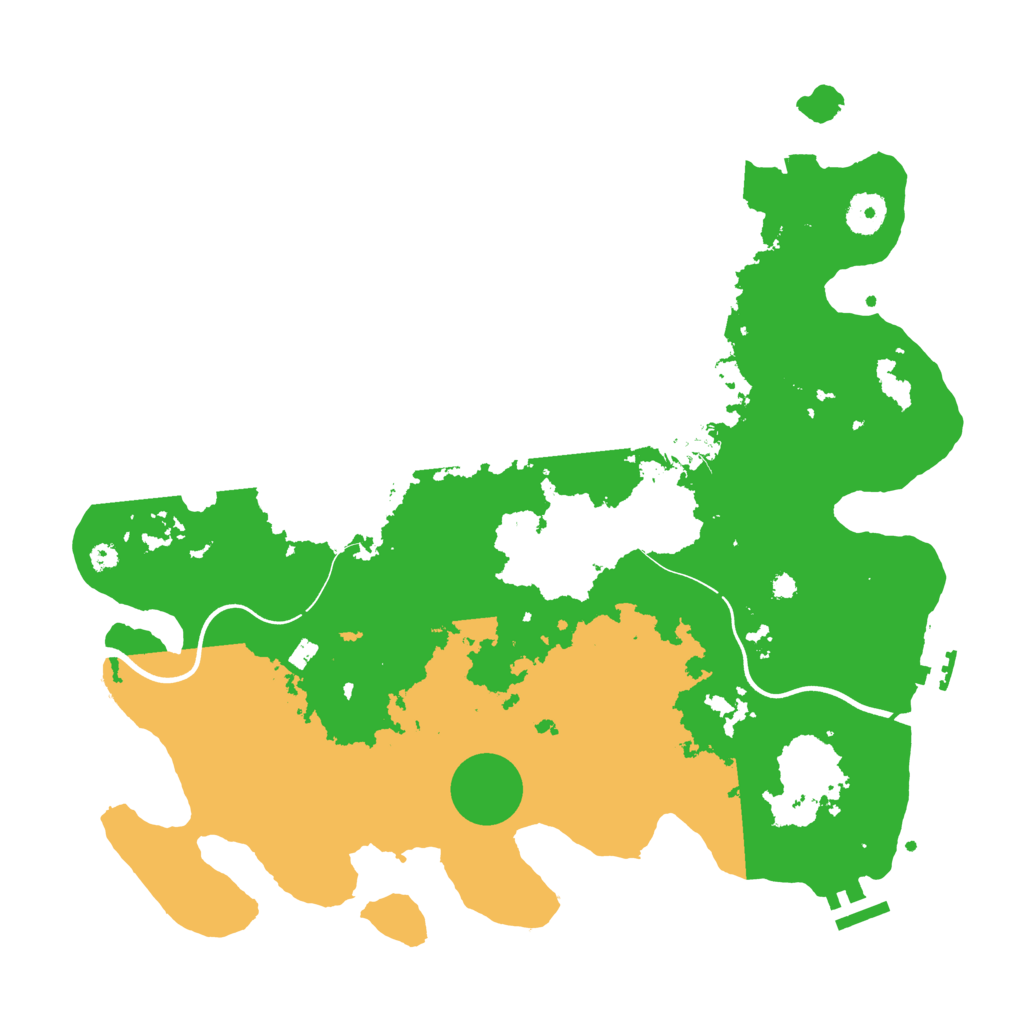 Biome Rust Map: Procedural Map, Size: 3750, Seed: 348997739