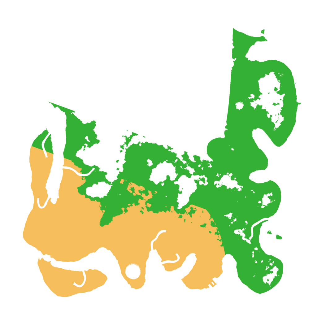 Biome Rust Map: Procedural Map, Size: 3700, Seed: 2032052697