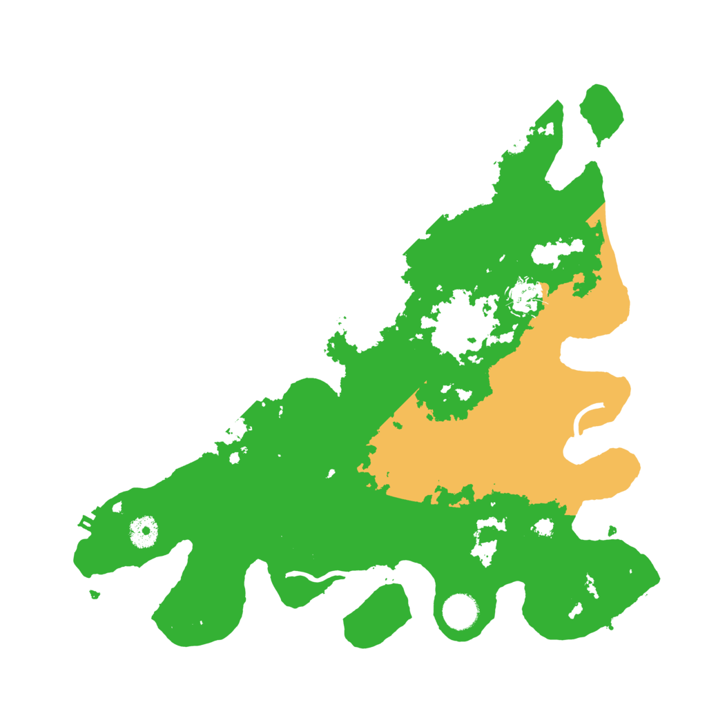 Biome Rust Map: Procedural Map, Size: 3500, Seed: 116215840