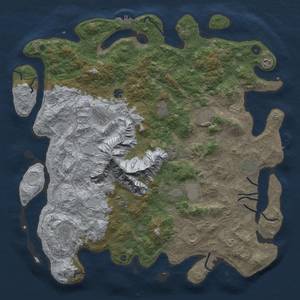 Thumbnail Rust Map: Procedural Map, Size: 5000, Seed: 675465675, 18 Monuments