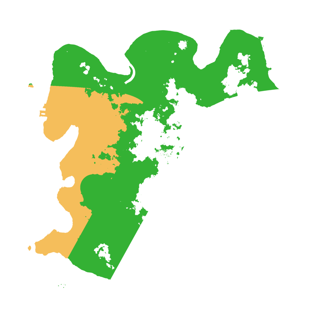 Biome Rust Map: Procedural Map, Size: 3200, Seed: 88292310